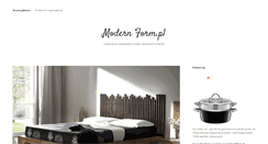Desktop Screenshot of modernform.pl
